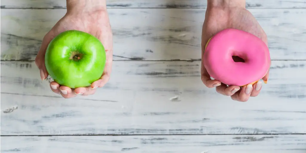 En donut innehåller hela 51 gram kolhydrater per 100 gram.