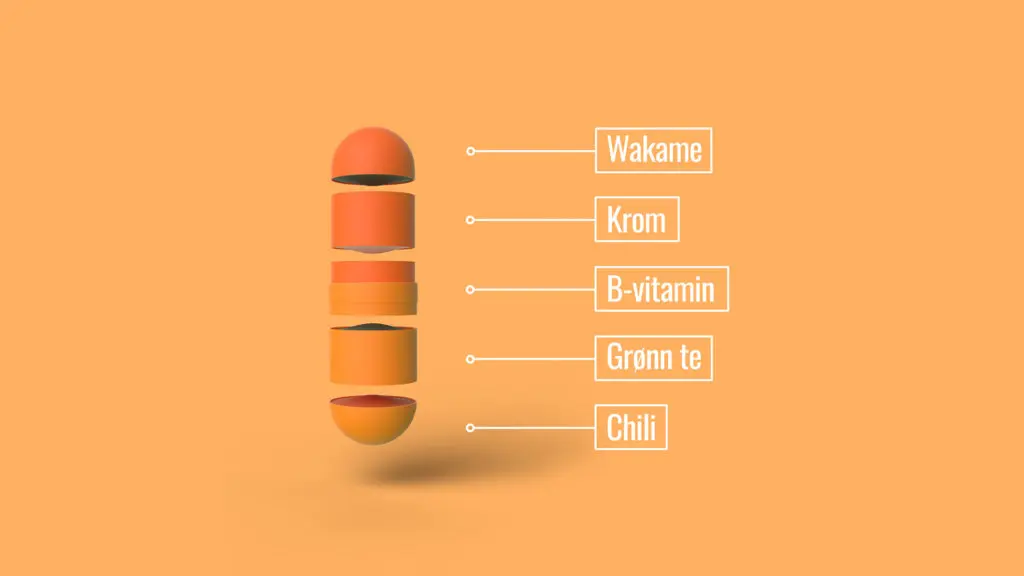 Ingredienser som er viktig for å gå ned i vekt